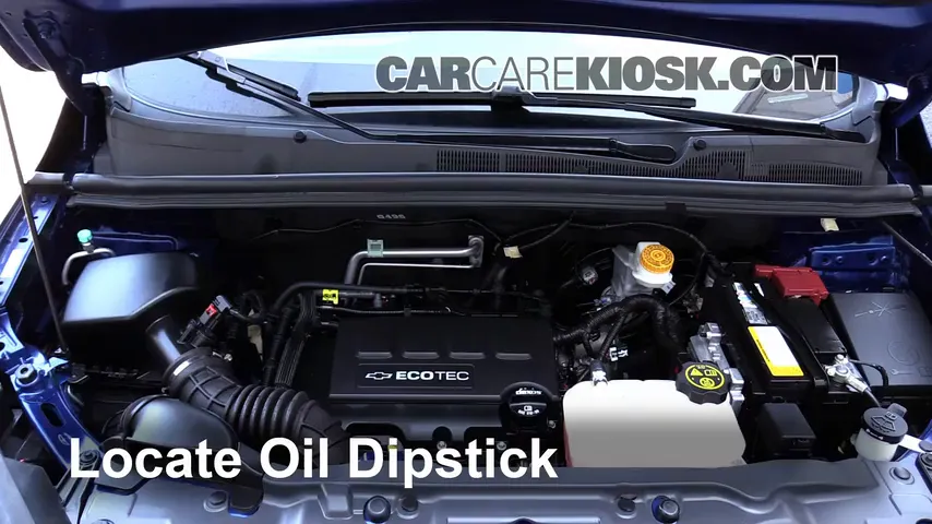 2015 Chevrolet Trax LTZ 1.4L 4 Cyl. Turbo Oil Check Oil Level